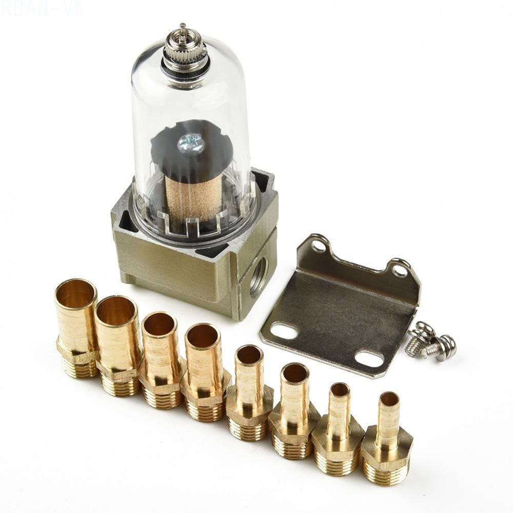 Engine oil separator Connector Mounting Baffled Diesel Filter Can Car Fuel