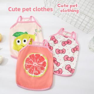 Quần Áo Mèo Mùa Hè Thoáng Khí Cho Thú Cưng Quần Áo Thú Cưng Chó Con Mùa Hè Camisole