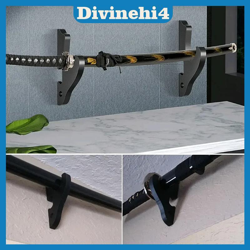 < divinehi4 > Treo Tường Gỗ Thanh Kiếm Đứng Móc Treo Có Thể Điều Chỉnh Màn Hình Ra Dao Cosplay Cây Đ
