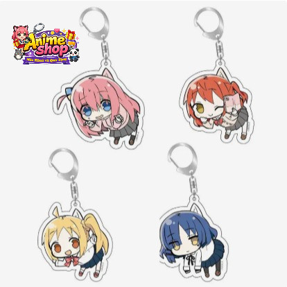 Móc khóa chibi anime BOCCHI THE ROCK móc khoá quà lưu niệm, phụ kiện túi xách balo móc khoá bằng arc