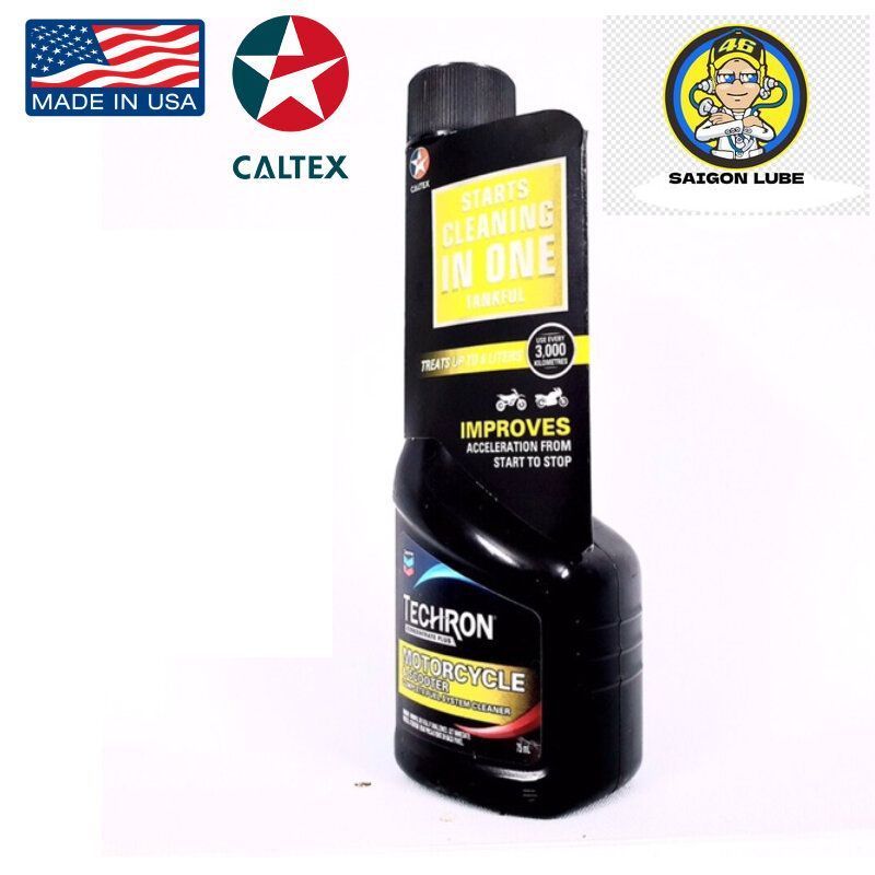 Vệ sinh buồng đốt kim phun Caltex Chevron Techron 75ml - Nhập khẩu Mỹ