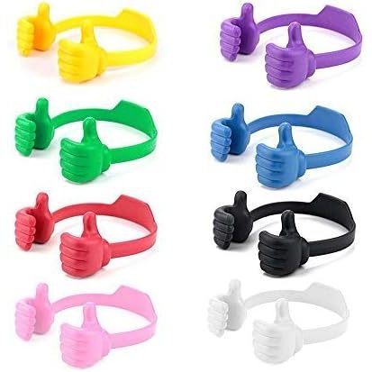 BUTEFO Thumbs up Giá đỡ điện thoại di động Giá đỡ máy tính bảng silicon có thể điều chỉnh Giá đỡ máy