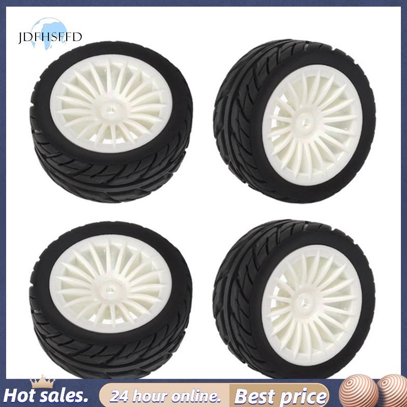 [jdfhsffd] 4 Bánh Lốp Cao Su Cho SG1603 SG1604 1603 UD1601 UD1602 UD1603 UD1604 1 / 16 RC Xe Nâng Cấ