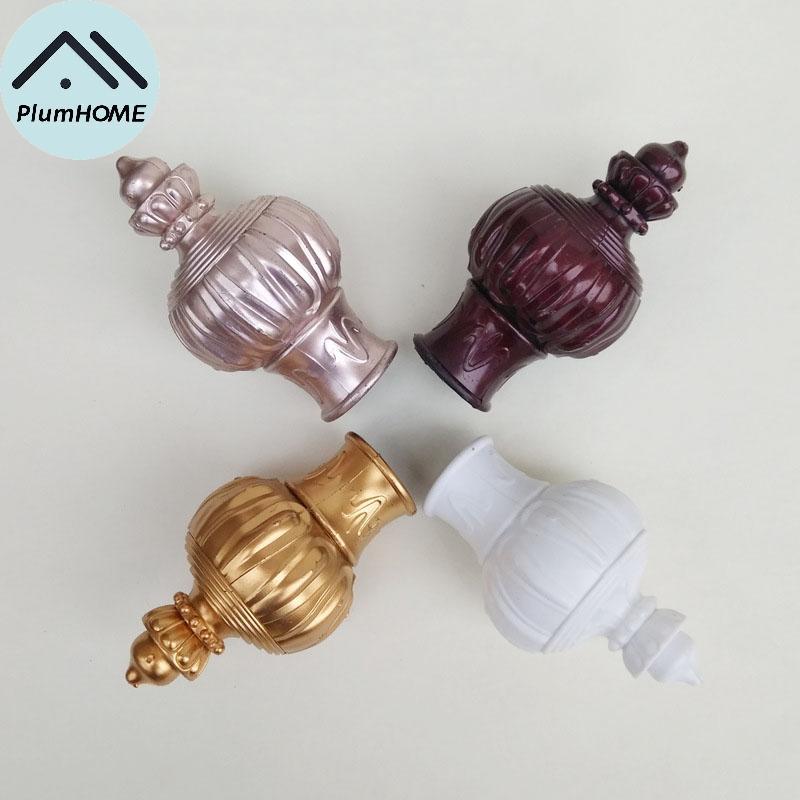 PlumHOME 2 Chiếc Rèm Thanh Trang Trí La Mã Thanh Niêm Phong Rèm Thanh Cắm Trang Trí Thanh La Mã Phụ 