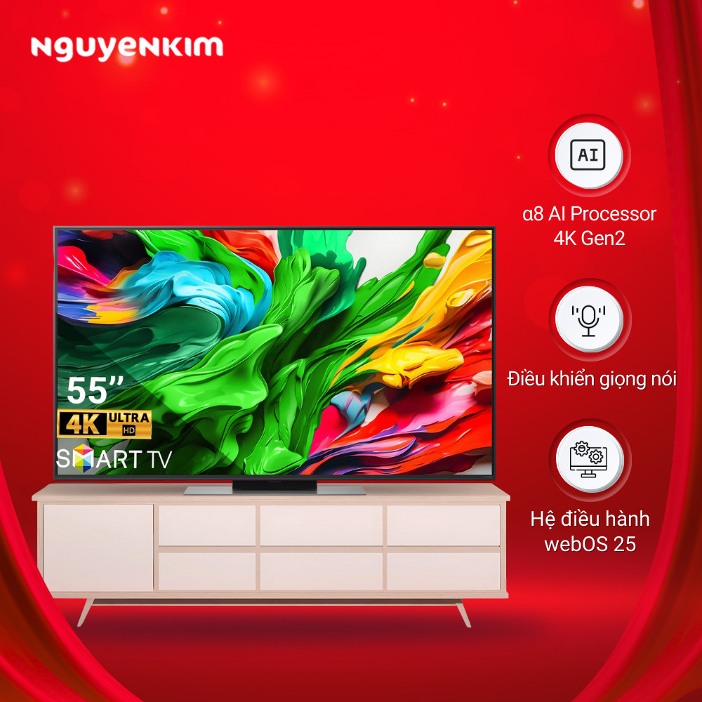 Smart Tivi QNED LG 4K 55 inch 55QNED86ASA