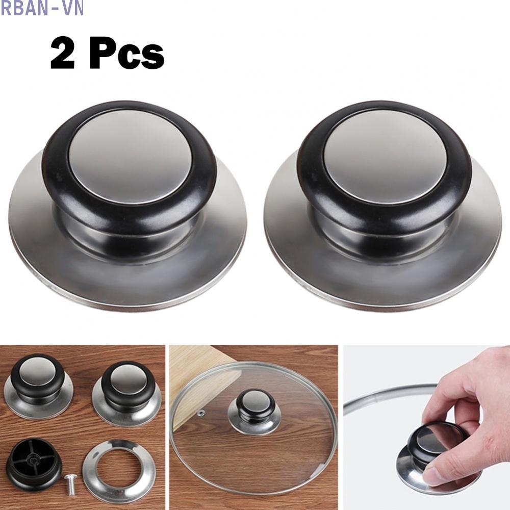 Stainless Steel Replacement Lid Knobs for Cookware Pot Pan Cover Set of 2