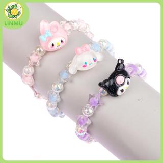 Vòng Tay Cặp Đôi Pha Lệ Dễ Thương Cinnamoroll và Kuromi - Quà Tặng Sinh Nhật Perfect Cho Bé Gái