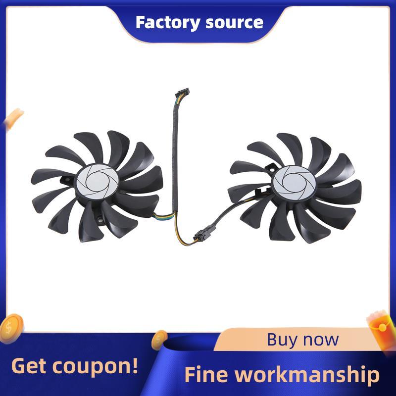 Mới 1 Cặp Quạt Card Đồ Họa 85Mm Ha9010H12F-Z 4Pin Quạt Làm Mát Thay Thế Cho Gtx 1060 Oc 6G Gtx 960 P