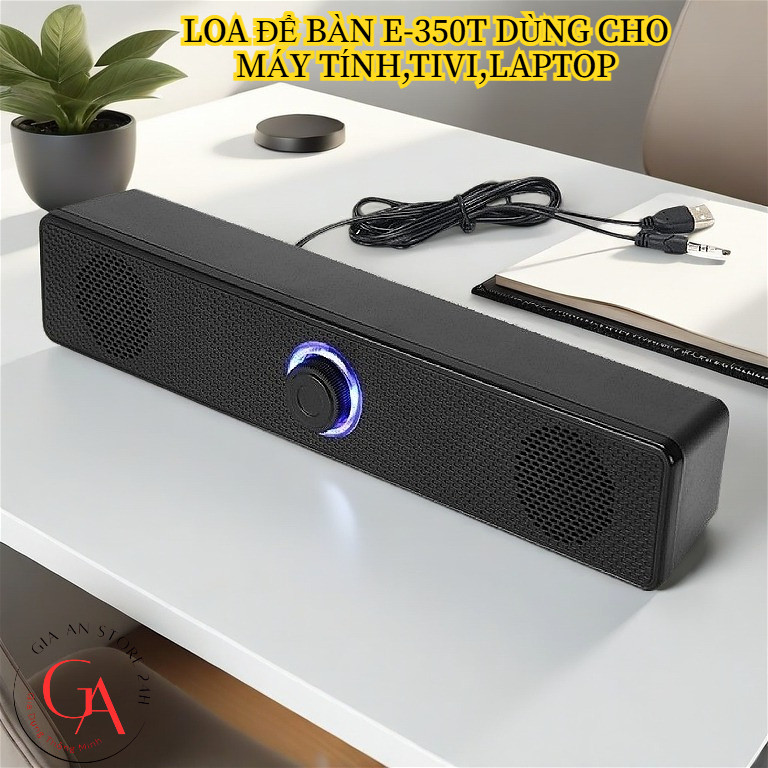 Loa để bàn Leerfei E-350T Công Suất Lớn Dùng Cho Máy Vi Tính PC, Laptop, Tivi