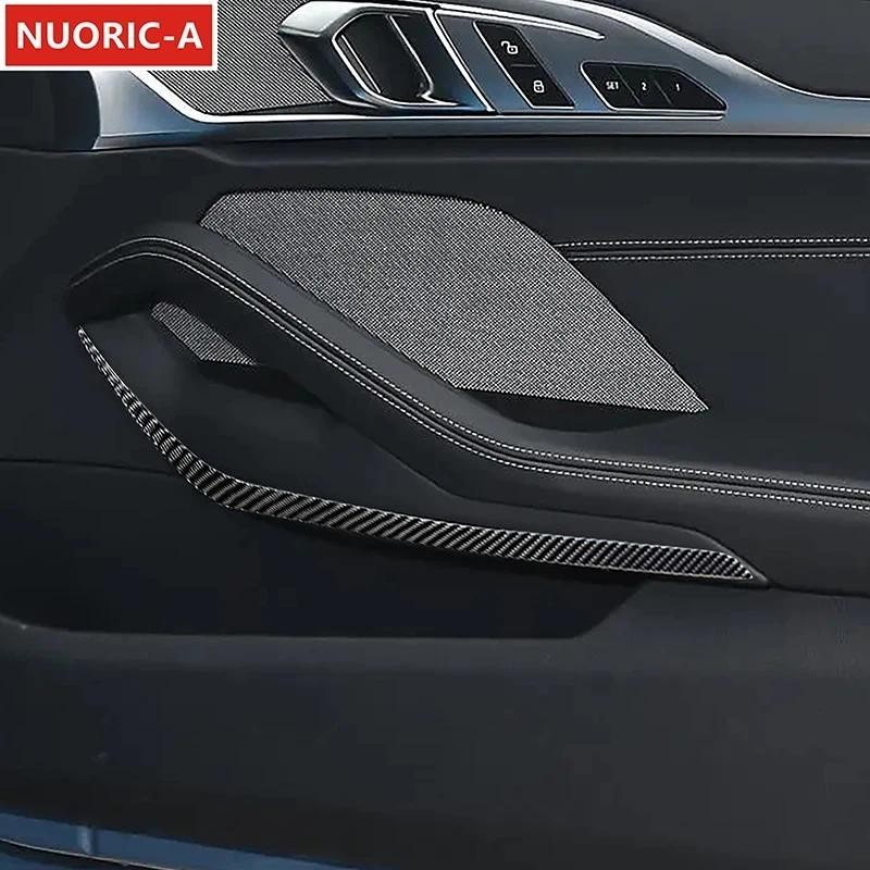 Sợi Carbon Cửa Xe Tay Viền Dải Dành Cho Xe BMW 8 Series G14 G15 2019-2023 (2 Cửa) Tạo Kiểu Phụ Kiện 
