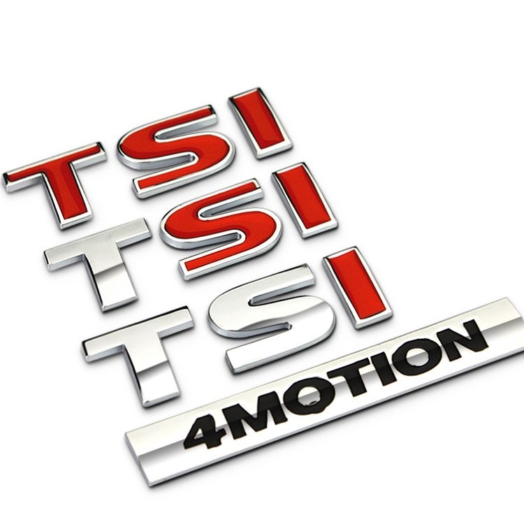 TSI 4MOTION Nhãn dán logo ô tô sửa đổi logo đuôi