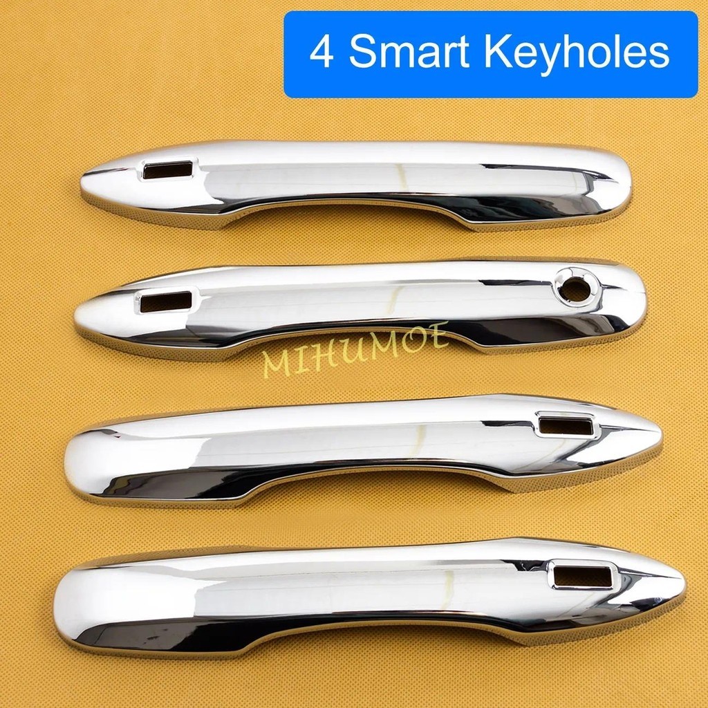 Ô Tô Bên Ngoài Cửa Tay Nắm Dành Cho 2023-2025 Toyota bZ4X Subaru Solterra Trang Trí Miếng Dán Viền B