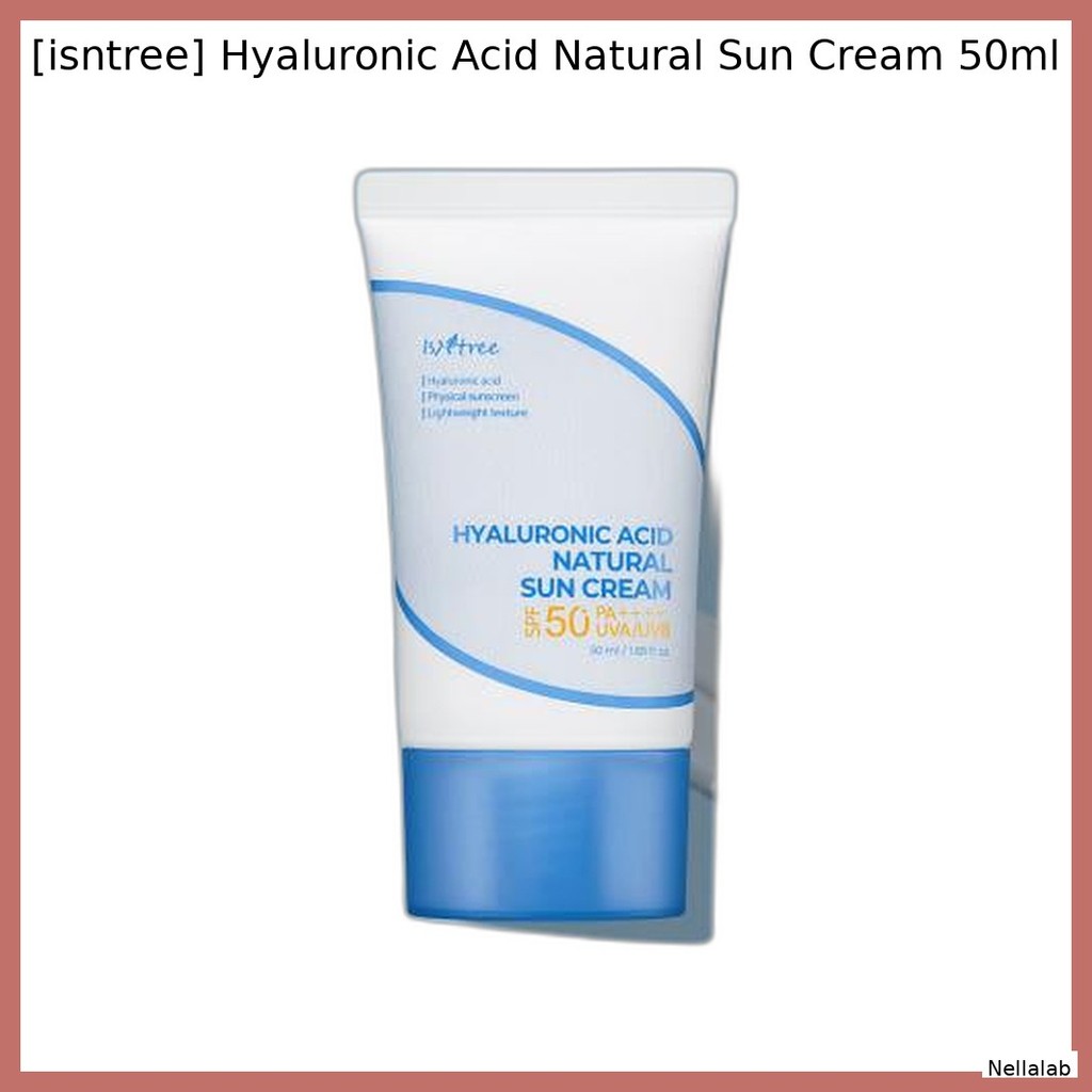 ISNTREE [istree] Kem chống nắng tự nhiên Hyaluronic Acid 50ml / Kem chống nắng Hàn Quốc / Broad-Spec