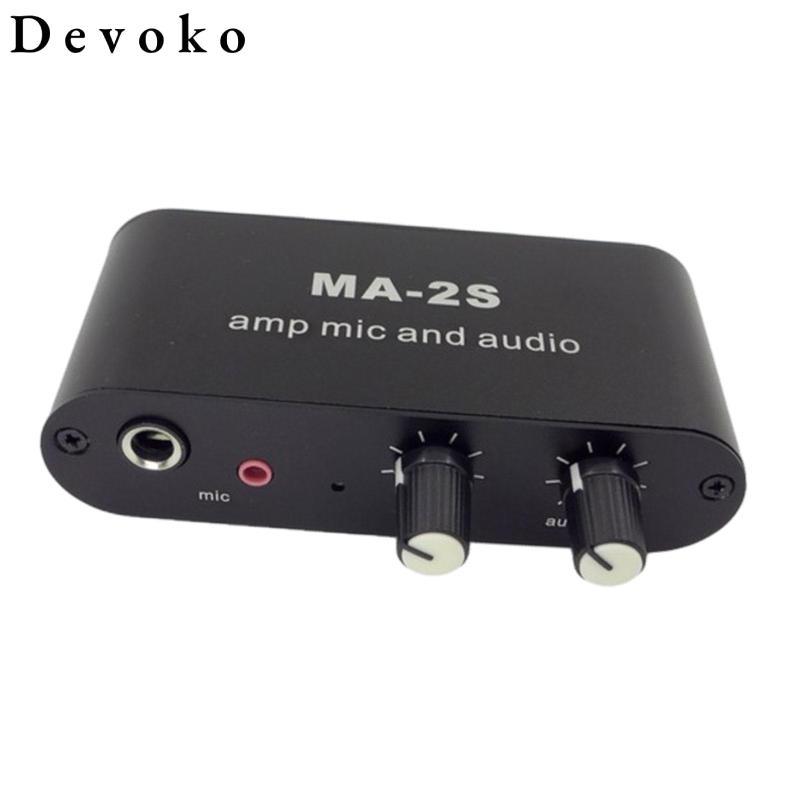 Bộ khuếch đại micro ngưng tụ Micrô âm thanh nổi Preamp để hát Podcast