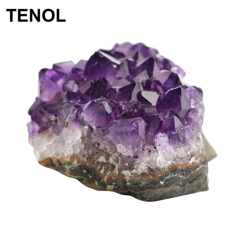 Thạch Anh Tím Pha Lê Geode Tím Đậm Thạch Anh Tím Geode Tự Nhiên Cho May Mắn & Trang Trí Nhà