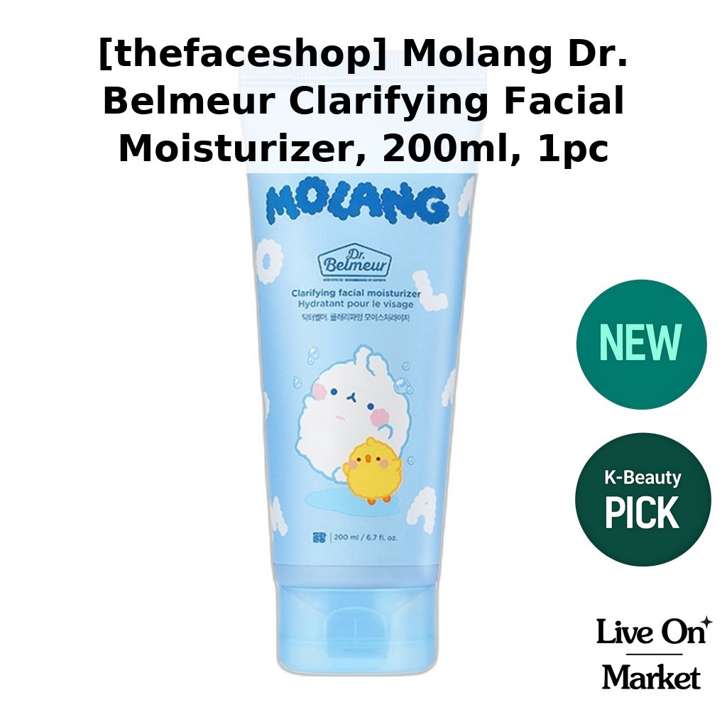 [thefaceshop] Molang Dr. Kem dưỡng ẩm da mặt Belmeur Clariting, 200ml, 1 cái / Chăm sóc da chống dầu