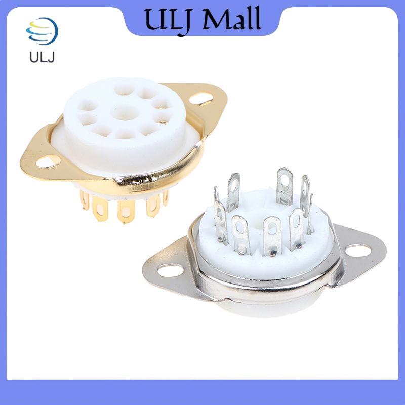 ULJ 9pin Ống Gốm soets Van Đế Cho 6DJ8 12AX7 ECC83 B339 CV492.