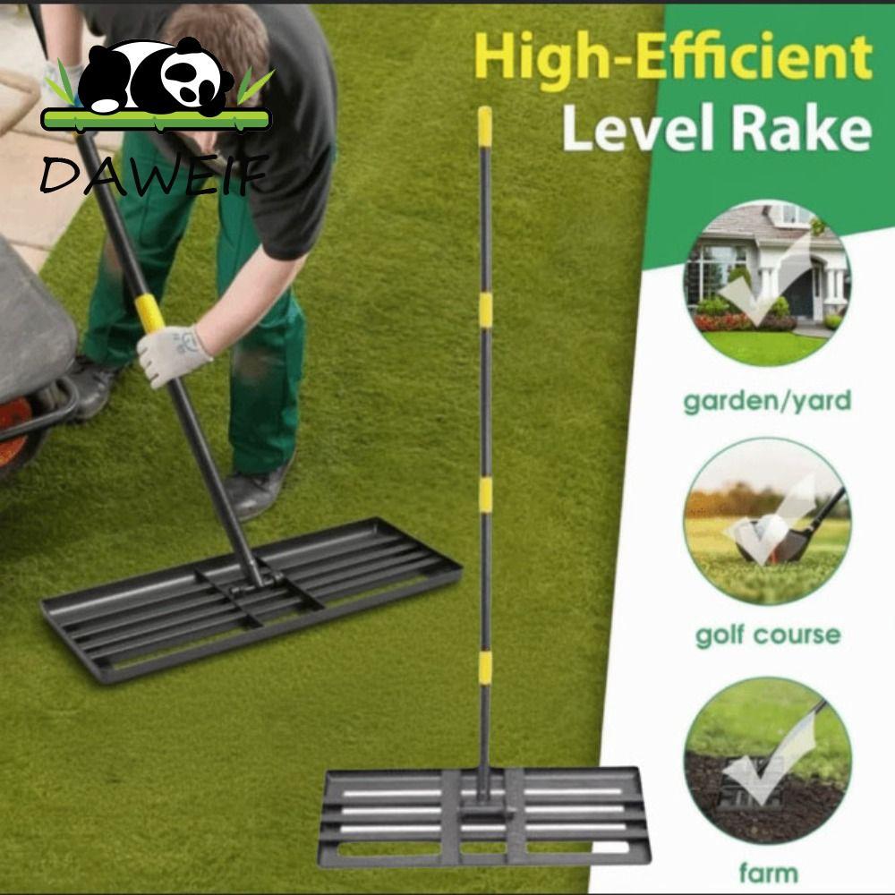 DAWEIF Ground Leveler, Tay cầm có thể điều chỉnh Dụng cụ san bằng bãi cỏ xây dựng bền bỉ, Bãi cỏ nhỏ