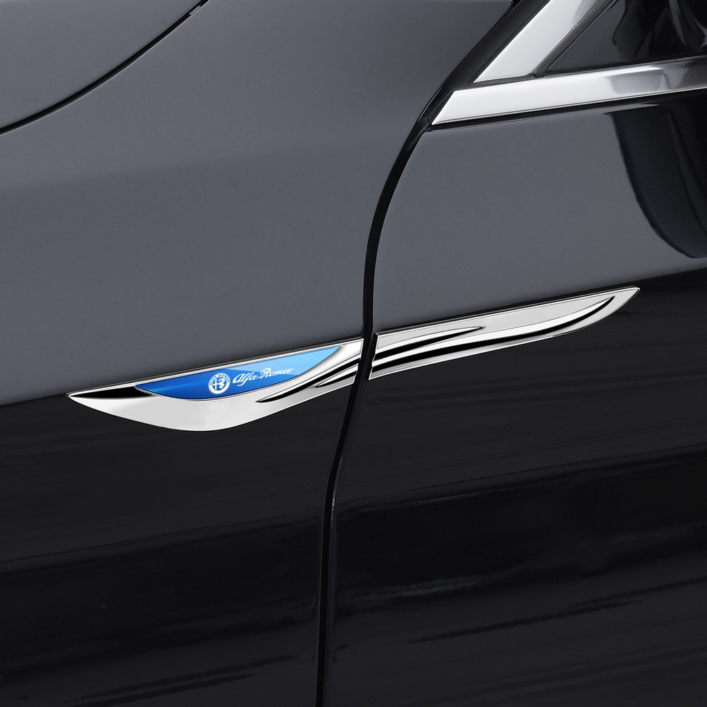 2 Chiếc Hợp Kim Xe Dán Xe Ô Tô accsesories Phụ Kiện Xe Lá Đĩa Cho Alfa Romeo 159 Brera Giulia Giulie