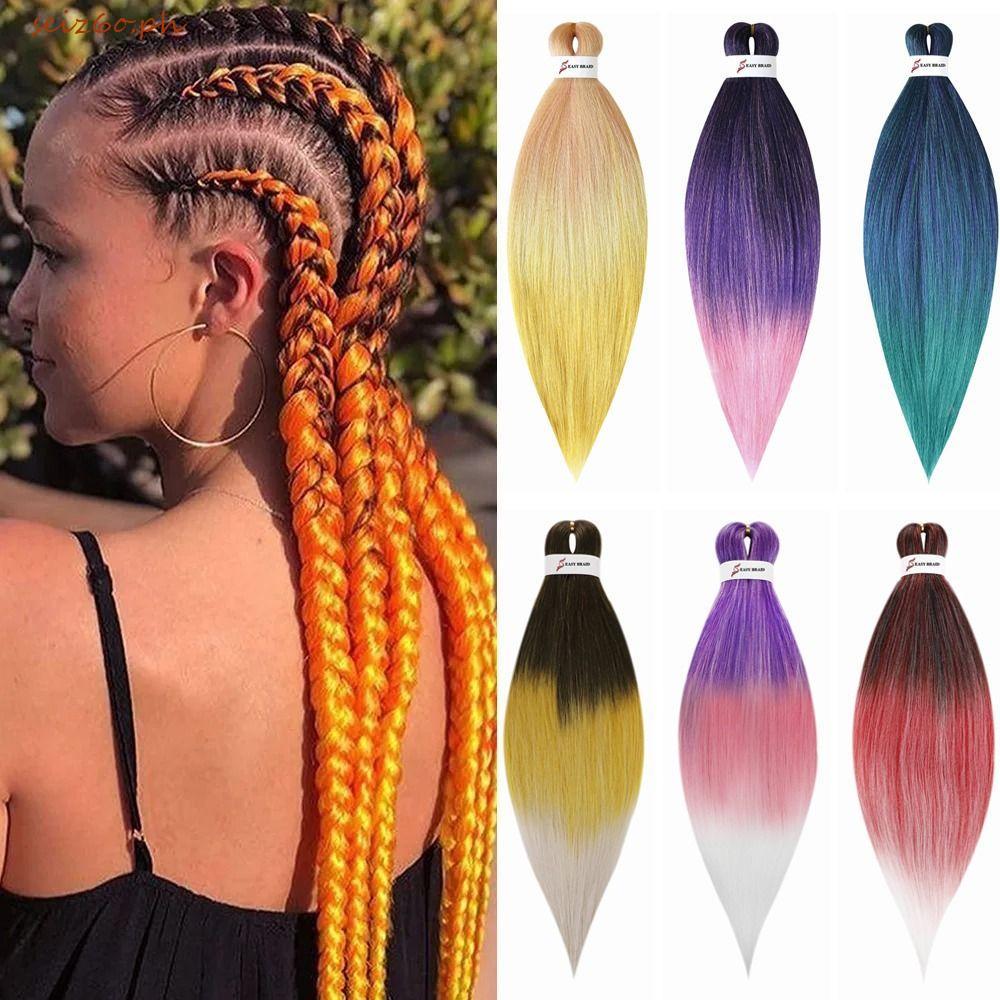 SEIZ6O Jumbo Braid Hair, Corlorful Pre-long Ombre Braiding Hair, 26Inch Hair Braids DIY Tổng Hợp Jum