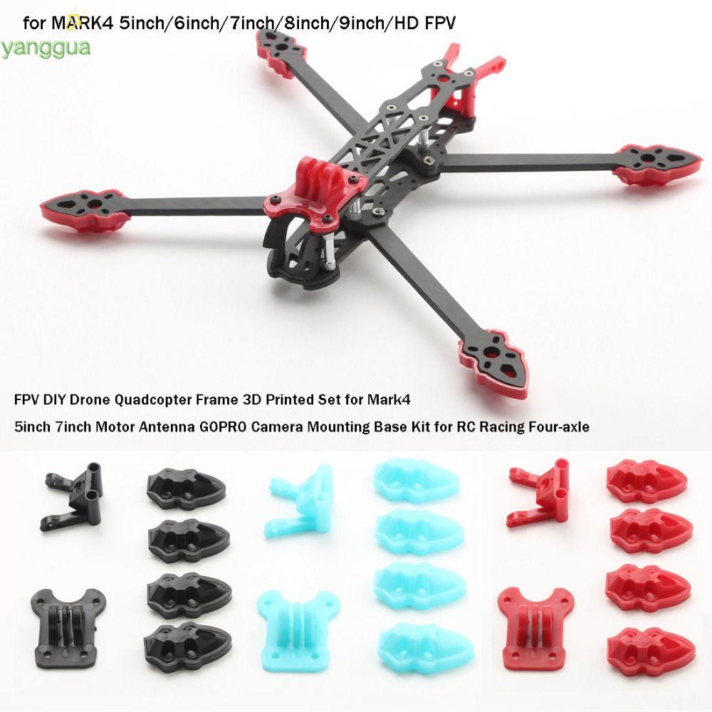 YANGGUA DIY Drone Quadcopter Khung, Bộ in 5 màu bằng nhựa, Bộ đế gắn FPV cho Mark4 5 inch 7 inch Dro