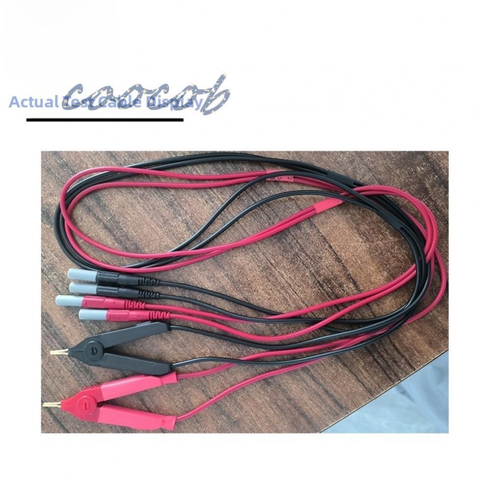 Cáp Kelvin Danh bạ mạ vàng Dây dẫn đồng PA Vỏ ABS cách nhiệt