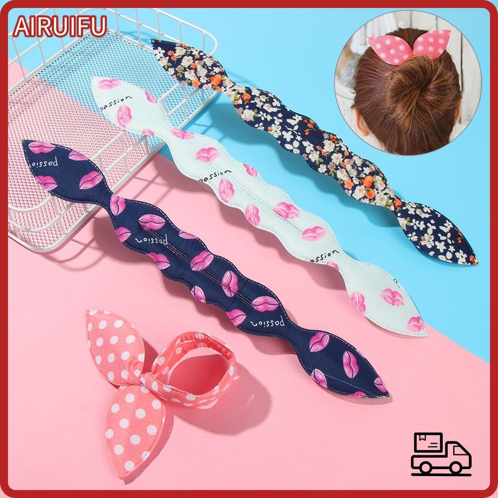 AIRUIFU Curler Twist Maker DIY Hairstyle Girls Foam Bun Curler