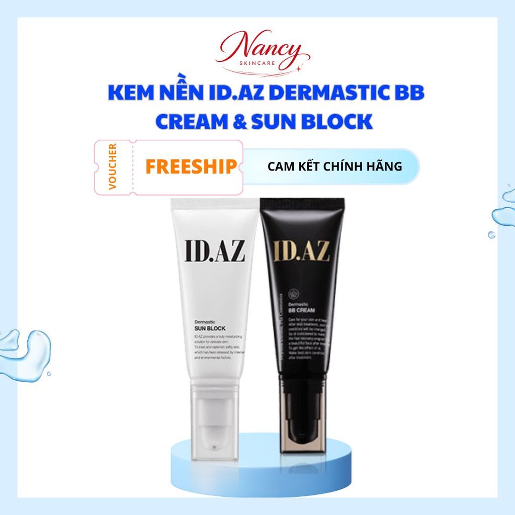 (Hàng công ty) Kem Dưỡng chống nắng Có Màu ID.AZ Dermastic BB Cream 30ml SPF50
