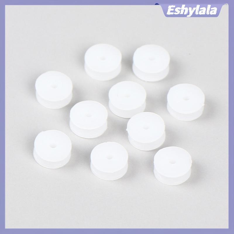 Eshylala 10PC 2 * 9.3mm Bánh xe ròng rọc nhựa Micro Mini Gear Motor Wheels Đồ chơi mô hình DIY