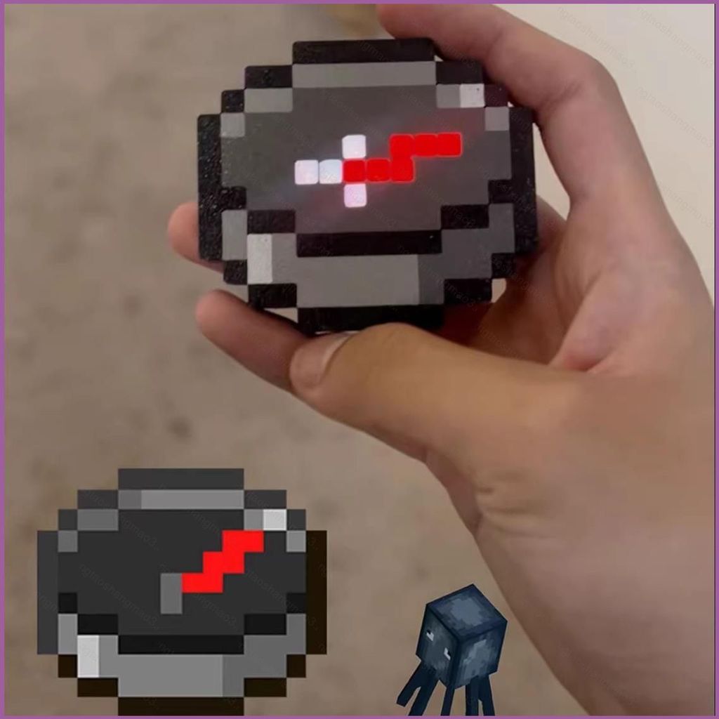 YT3 Minecraft Pixel-style La bàn Màn hình điện tử Hiển thị quà tặng có thể sạc lại cho bộ sưu tập tr