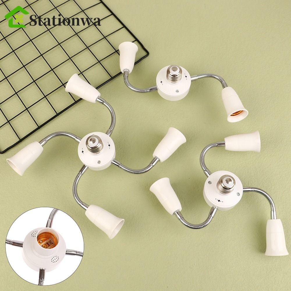 Bộ chia ổ cắm đèn STATIONWA E27, Bộ chuyển đổi bóng đèn Bộ chuyển đổi giá đỡ đèn E27 linh hoạt, E27 
