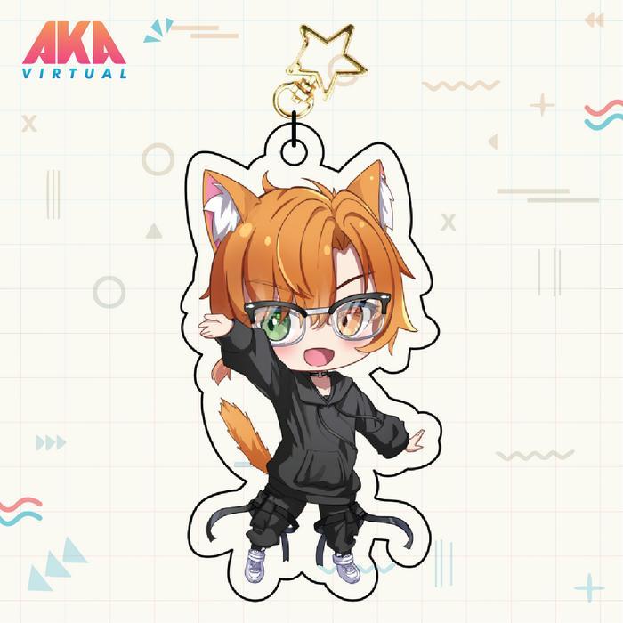 Keychain Acrylic AKA Virtual Genesis Akemi Nekomachi