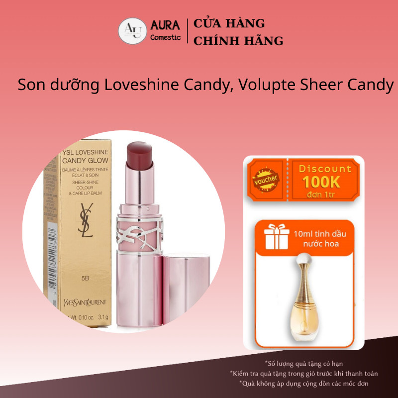 Son dưỡng loveshine candy, volupte sheer candy Chính Hãng Aura shop