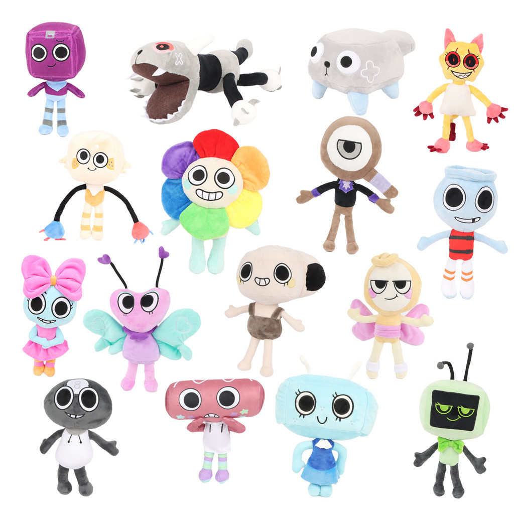 Dandy 's World Sang Trọng Pebble Finn Flutter Dandys World Plushie Trò Chơi Kinh Dị Nhồi Bông Mềm Dễ