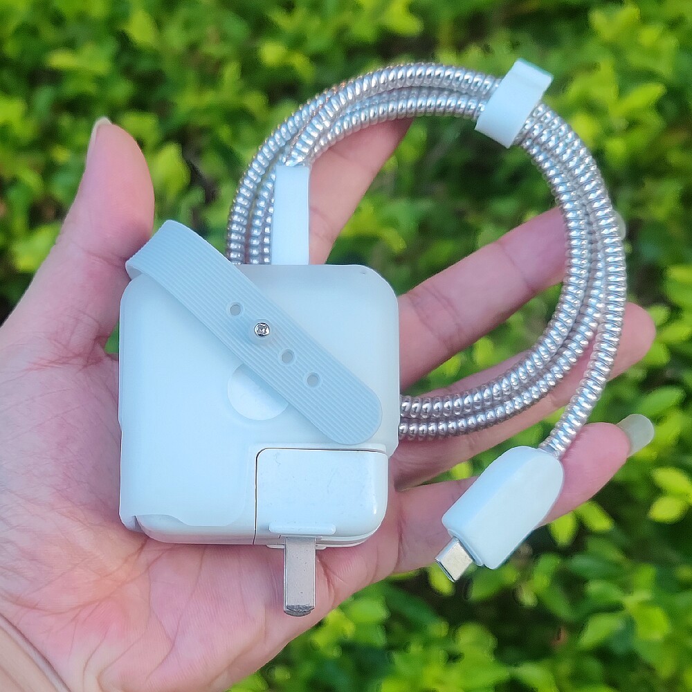 Thích hợp cho Apple 16 17 30w 35w Vỏ bảo vệ sạc iPhone 15promax Dây cuộn cáp dữ liệu