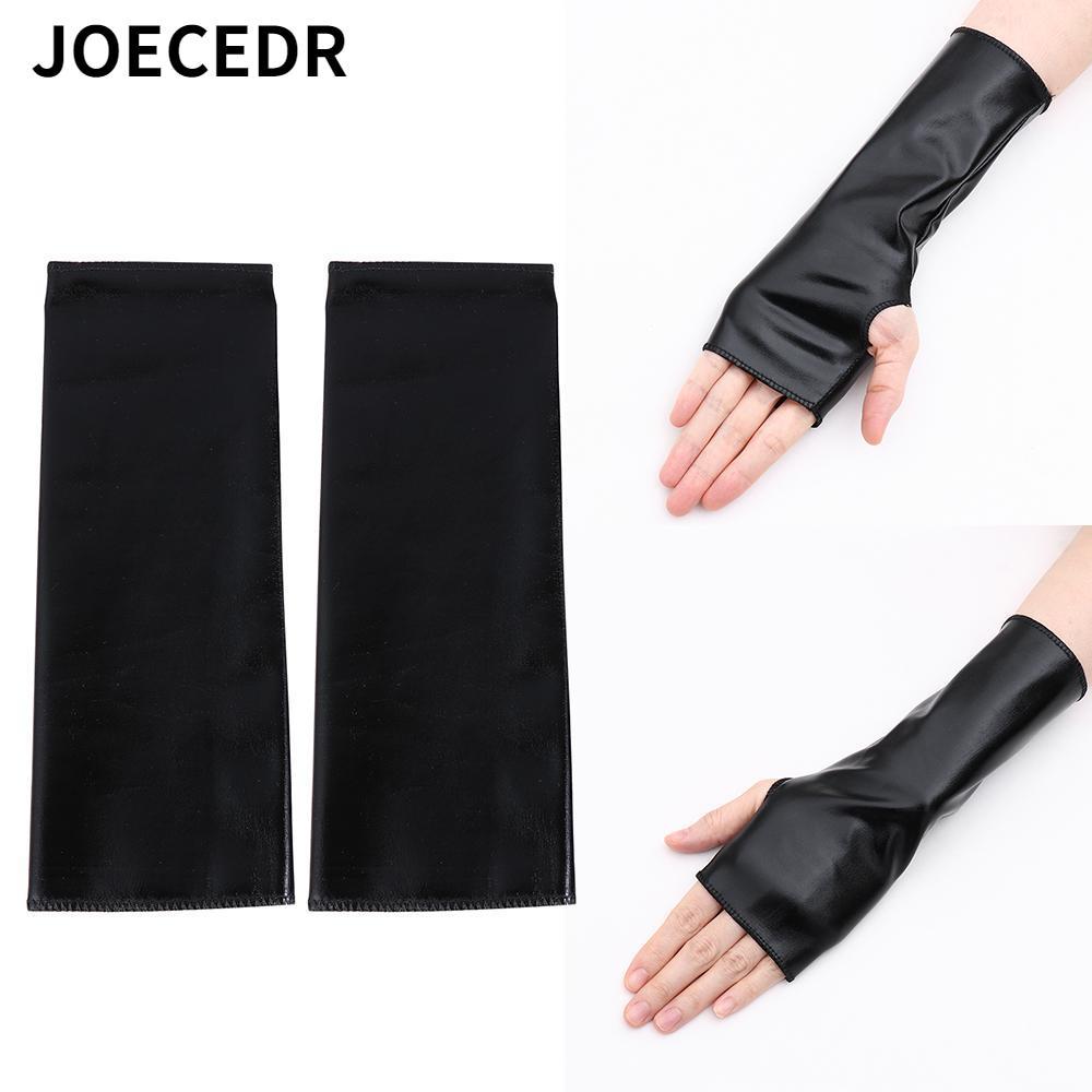 JOCEDR Găng Tay Đen Gothic Hip-Hop Dance Gothic Punk Dress Up