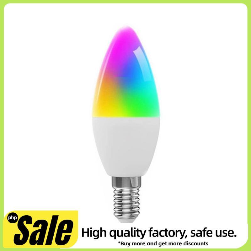 Bóng đèn thông minh Tuya E14 Bóng đèn nến xoắn ốc năm chiều có thể điều chỉnh độ sáng Bóng đèn WiFi 