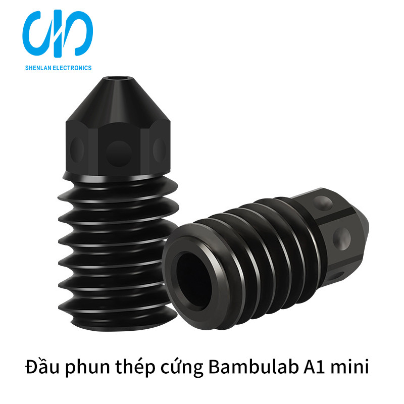 Phụ kiện máy in 3d Bambu Lab Bambu Lab a1 / a1 MINI Vòi phun thép cứng có thể thay thế