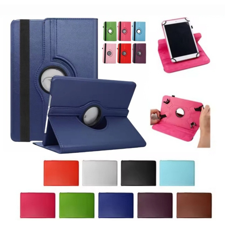 Dành Cho MyPhone MYT10 10.1inch Folio Case Xoay 360 Độ Máy Tính Bảng Đa Năng Bao Da PU