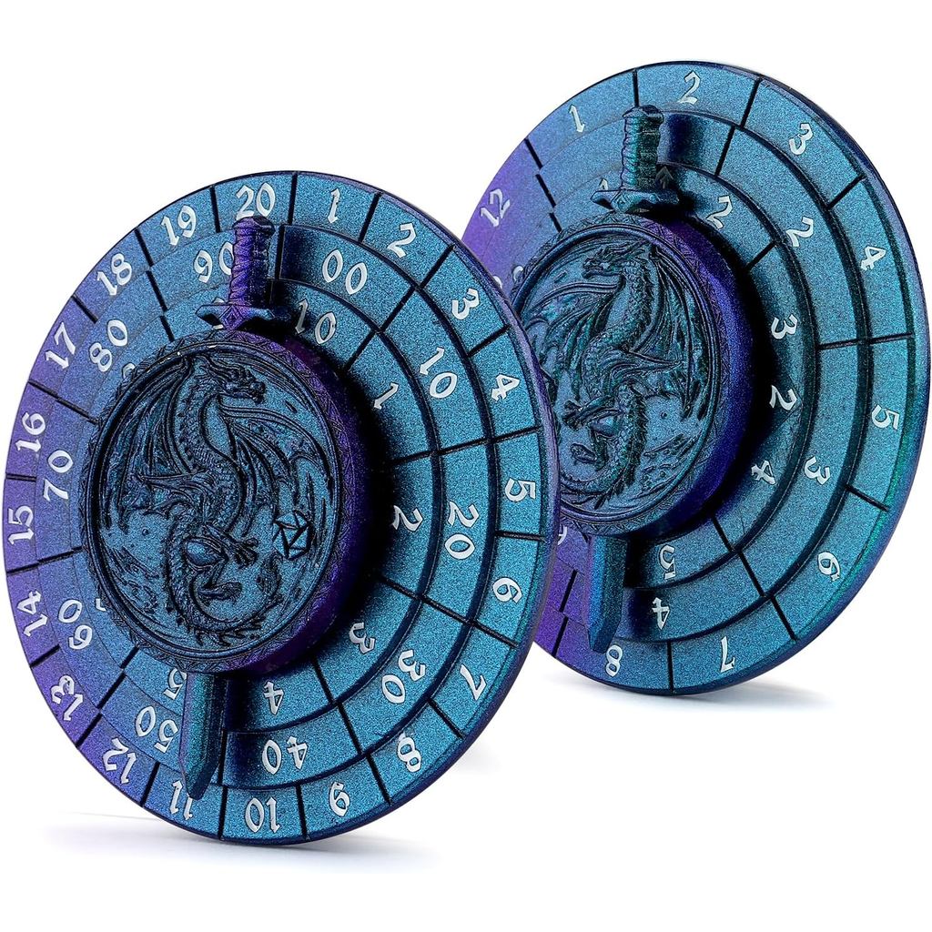 Haxtec Spinner Xúc xắc Bộ xúc xắc DND kim loại 7 trong 1 Độc đáo Xúc xắc Spinner Cổ cho ngục tối và 