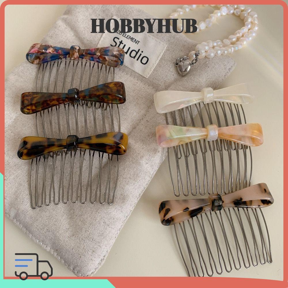 Kẹp tóc HOBBYHUB Acetate Phụ kiện tóc Kẹp bên