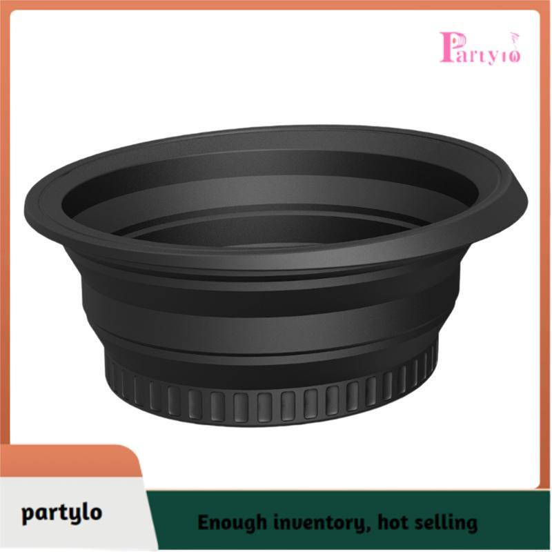 [partylo] Ice Bath Beauty Wash Basin Ice Bath Folding Wash Basin cho Ice Bath Black