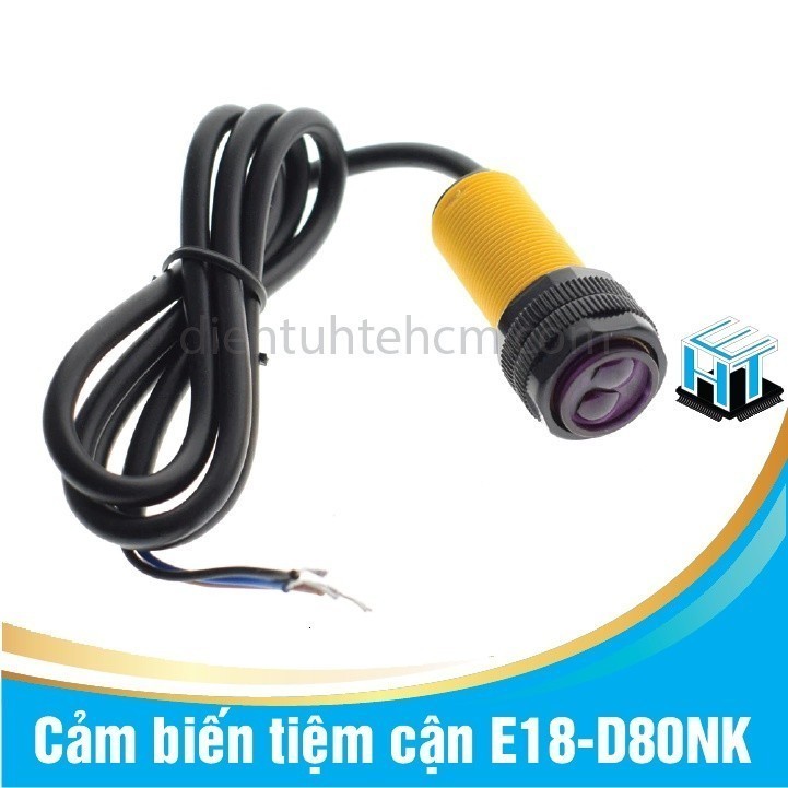 229 Cảm biến tiệm cận E18-D80NK - Cảm Biến Vật Cản Hồng Ngoại E18-D80NK(cấp nguồn 5V)