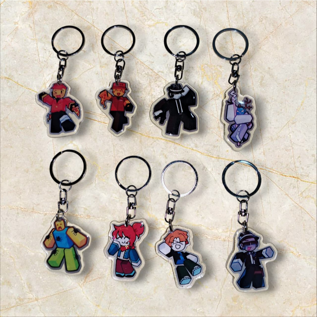 GANTUNGAN KUNCI KARAKTER ROBLOX FORSAKEN SURVIVOR & KILLER / GANCI ROBLOX / KEYCHAIN ROBLOX FORSAKEN