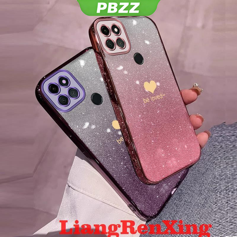 ốp lưng Ốp Điện Thoại Silicon Mềm Chống Sốc Lấp Lánh sfax01 Cho realme c21y realme c25y realme c21 đ