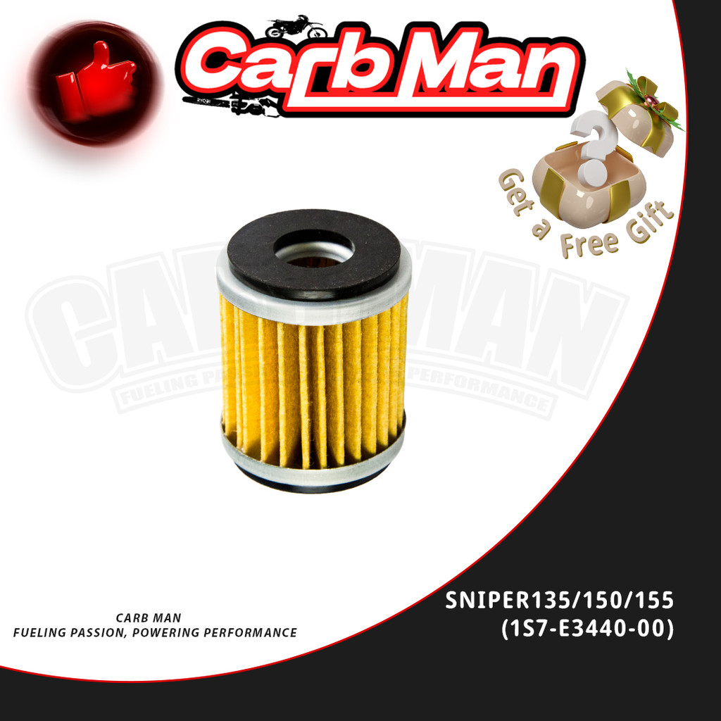 lọc nhớt cho  Yamaha exciter 150, 135, FZ，Lc135 V1-V7giúp máy vận hành trơn tru mạnh mẻ(1s7-E3440-00