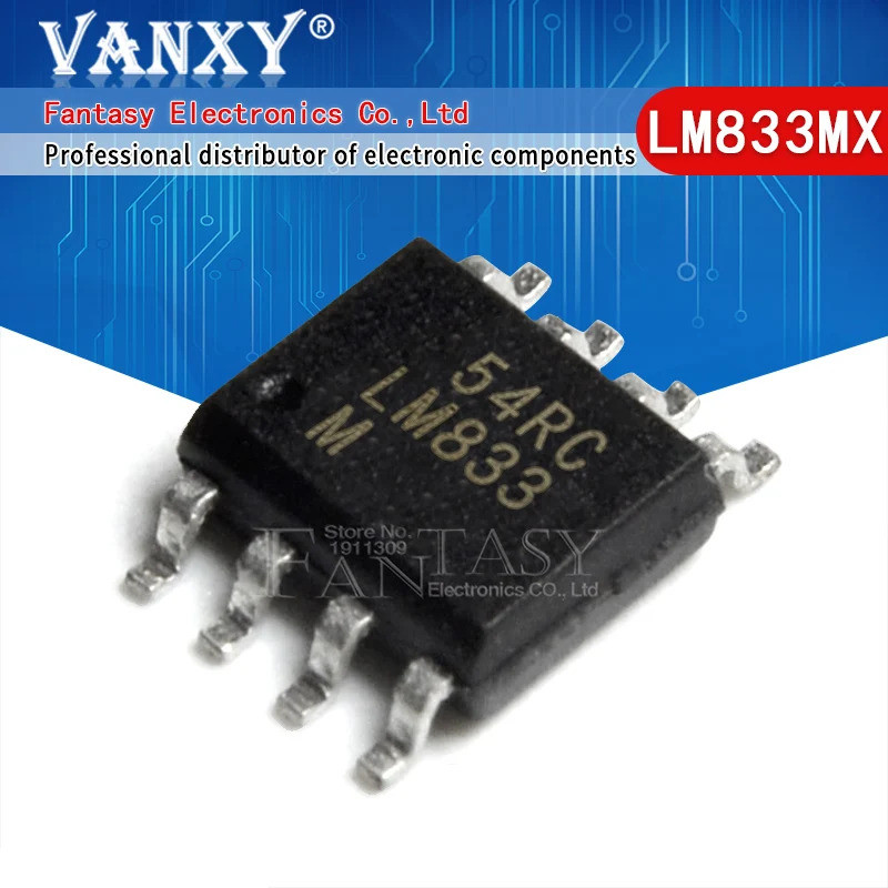 10 chiếc LM833M SOP-8 LM833MX SOP8 LM833 SOP