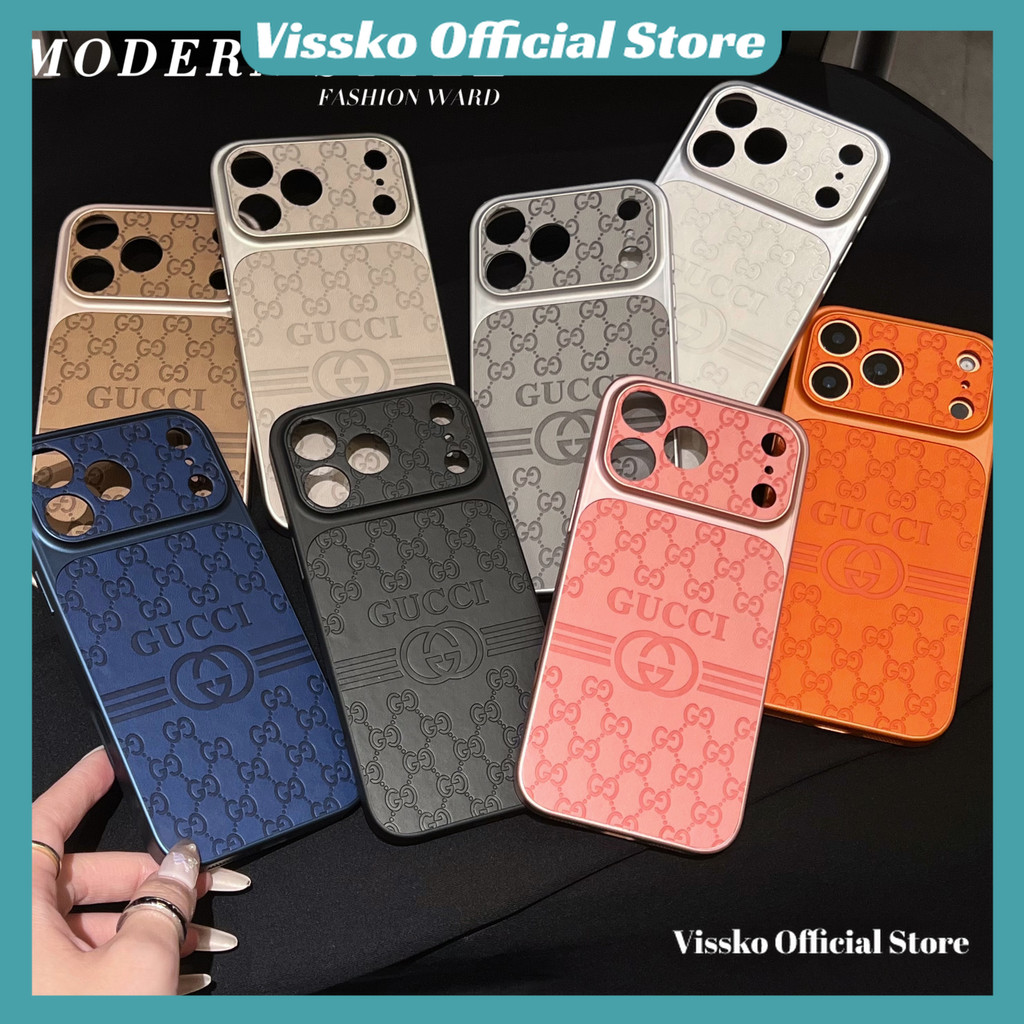 [Phong cách i17] Vỏ điện thoại cứng Leahter cho iPhone 17 Pro Max 16 Pro 15 Pro Max 14 13 Pro Vỏ iPh