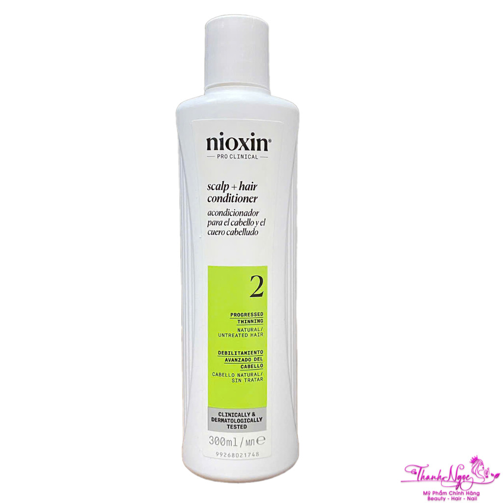 Dầu xả chống rụng tóc Nioxin System 2 Conditioner 300ml ( Natural Hair ) . TN