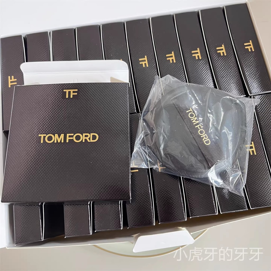 Tom Ford / Tom Ford Marshmallow Leather Puff Counter Black Cushion Puff Dịch vụ tinh tế